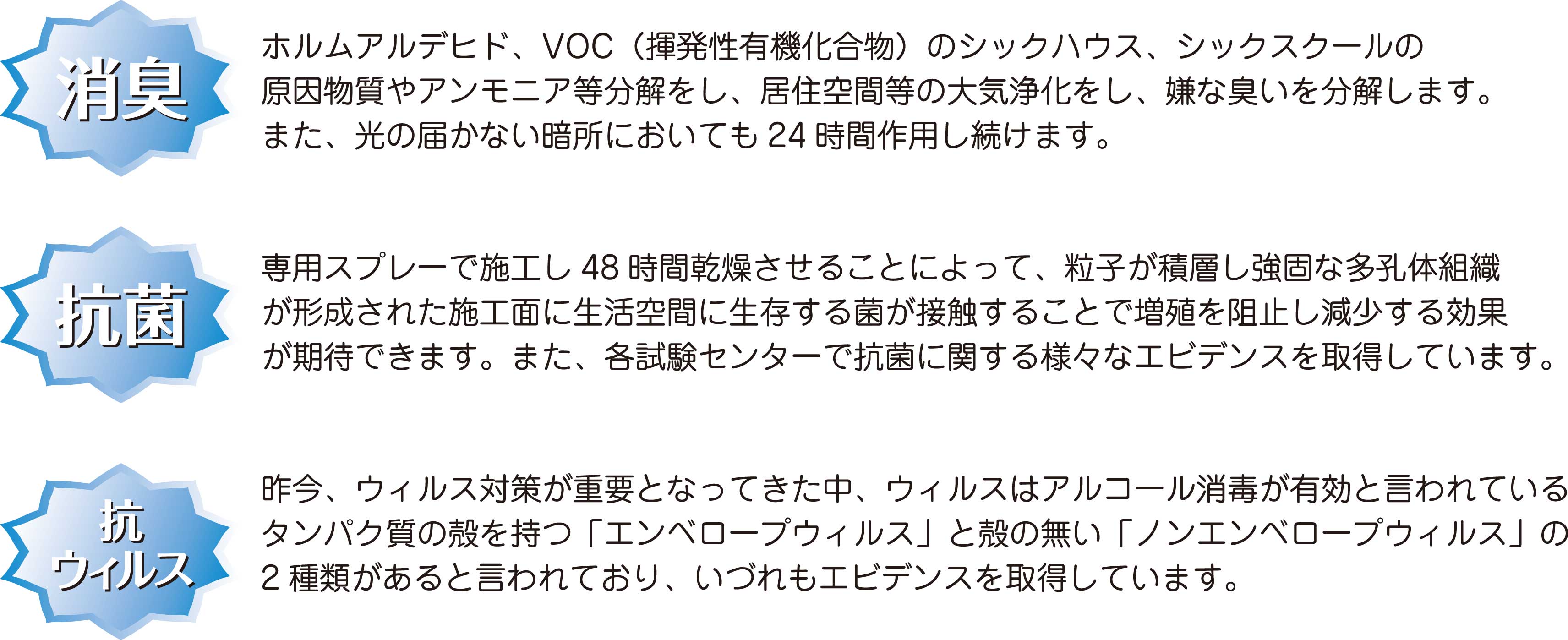 いろいろな場所に利用できます。